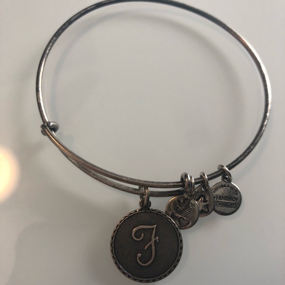 Alex and Ani letter F bracelet - Picture 3 of 3